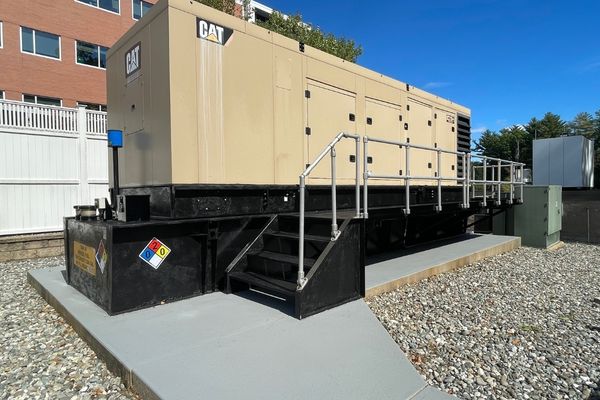 Generator at a hospital